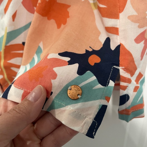 Tropical Hawaiian Short Sleeve Blouse | Size XL - Picture 5 of 8